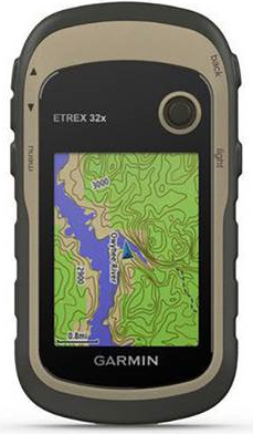 Garmin eTrex 32x sistema di navigazione GPS per esterni robusto e impermeabile, nero/beige