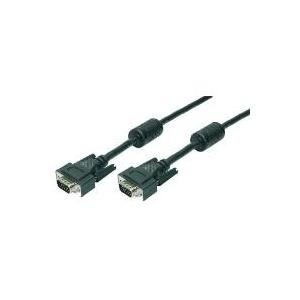 Wentronic Components Handels Goobay - VGA-Kabel - HD-15 (M) - HD-15 (M) - 15,0m - Flügelschrauben - Schwarz (68139)