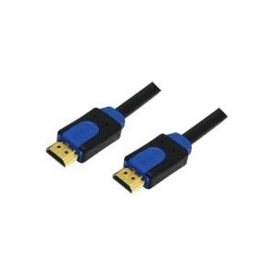 LogiLink HDMI Kabel High Speed, mit Ethernet Kabel, 2,0 m zur Übertragung von Audio, Video und Ethernet Daten (CHB1102)