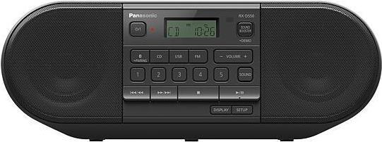 Panasonic RX-D550E Privat radio Sort