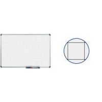 HEBEL Weißwandtafel Office Raster (B)900 x (T)600 mm, grau gedrucktes Raster, 20 x 20 mm, kunststoffbeschichtete (62662-84)
