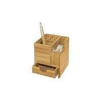 WEDO Schreibtisch-Organizer, aus Bambus praktische Box bestehend aus Stifteeinsatz für 6 Stifte, - 1 Stück (61 1707)
