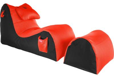 Gamewarez Sitzsack mit Fußablage RX Fire orange (BBRM06RF00)