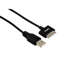 Hama 10PMFI - iPod-Lade-/Datenkabel - USB Typ A, 4-polig (M) - Apple Dock-Stecker (M) - 1,5m - Schwarz - für Apple iPod (4G, 5G), iPod classic, iPod mini, iPod nano (1G, 2G, 3G, 4G), iPod touch (00080803)