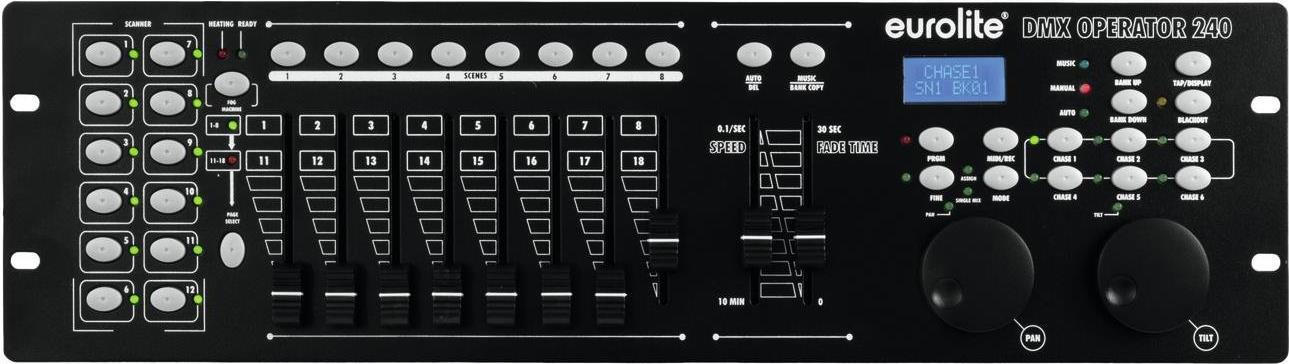 Eurolite DMX Controller DMX OPERATOR 240 20-Kanal 48,30cm (19") -Bauform (70064518)