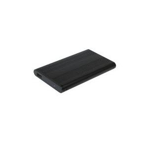 Aluline externes USB 2.0 Gehäuse für 2.5 S-ATA Festplatten, schwarz, Good Connections® (2221-SATA25S)