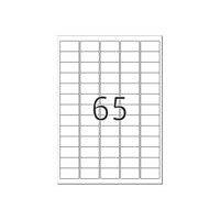 HERMA Premium - Permanent selbstklebende, matte laminierte Adressetiketten aus Papier - High White - 38,1 x 21,2 mm 1625 Etikett(en) (25 Bogen x 65) (4504)