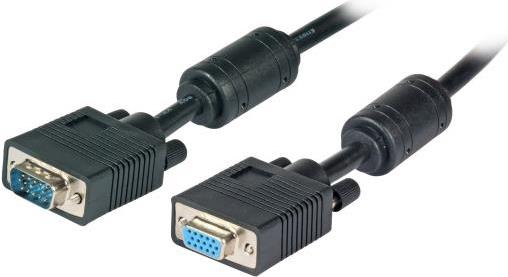 Monitorkabel HD15S/HD15B 40,0m, SVGA HQ Long Distance sw (K5327SW.40)