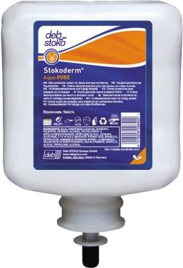 Stoko Hautschutzcreme Stokoderm Aqua PURE 1l unparfümiert weiß Kartusche Stoko (SAQ1L)