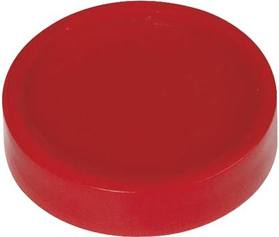 Magnete mazza ( x A) 30 mm x 84 mm rotondo rosso 10 pz.