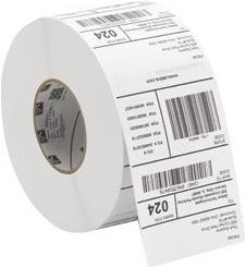 Zebra ZIPRT3017403 etichetta per stampante Bianco (Z-SELECT 2000T 102X51MM COATED - 76MM CORE RFID 2012/ROLL 1/BOX)