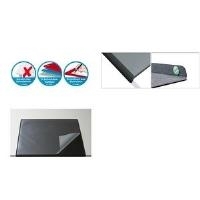 Läufer Schreibunterlage DURELLA Flexoplan DS, grau Maße: (B)520 x (T)650 mm, mit transparenter Vollsichtfolie (44623)