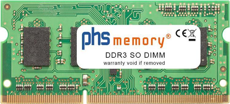 Memoria RAM da 4 GB di Phs-Memory per ASUS X750LN-TY110H DDR3 SO DIMM 1600MHz PC3L-12800S (SP181634)