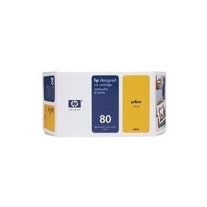 Hewlett-Packard HP 80 - Druckerpatrone - 1 x Gelb (C4848A)