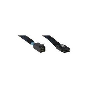 Inter-Tech - Internes SAS-Kabel - SAS 6Gbit/s - 36-polig 4x Mini SAS HD (SFF-8643) (M) - 36-polig 4x Mini SAS (SFF-8087) (M) - 75cm - Schwarz, Blau (88885005)