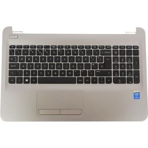 HP 813975-A41. Typ: Gehäuse-Unterteil+Tastatur, Markenkompatibilität: HP, Produktfarbe: Schwarz, Grau (813975-A41)