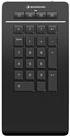 3Dconnexion Numpad Pro tastierino numerico Bluetooth/USB/RF Wireless Nero (3Dconnexion Keyboard Numpad Pro - Keypad - wireless