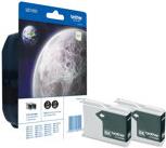 Brother LC1000BK - Schwarz - Original - Tintenpatrone (Packung mit 2) - für Brother DCP-350, 353, 357, 560, 750, 770, MFC-3360, 465, 5460, 5860, 660, 680, 845, 885