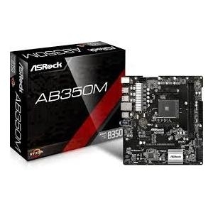 ASRock AB350M Mainboard - Sockel AM4 - Micro-ATX - DDR4 (90-MXB580-A0UAYZ) ASRock AB350M Mainboard - Sockel AM4 - Micro-ATX - DDR4 (90-MXB580-A0UAYZ)