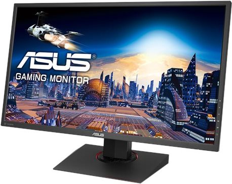 ASUS MG278Q LED-Monitor 68,47 cm (27) 2560 x 1440 QHD TN 350 cd/m2 1000:1, 1 ms 2xHDMI, DVI-D, DisplayPort Lautsprecher Schwarz (90LM01S0-B01170)