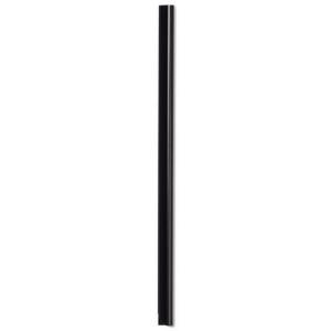 DURABLE Klemmschiene, DIN A4, Füllhöhe: 6 mm, schwarz aus Kunststoff, für ca. 60 Blatt (2901-01)