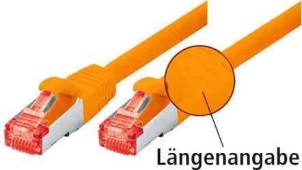 exertis Connect - Patch-Kabel - RJ-45 (M) bis RJ-45 (M) - 5 m - SSTP-Kabel - CAT 6 - halogenfrei - orange
