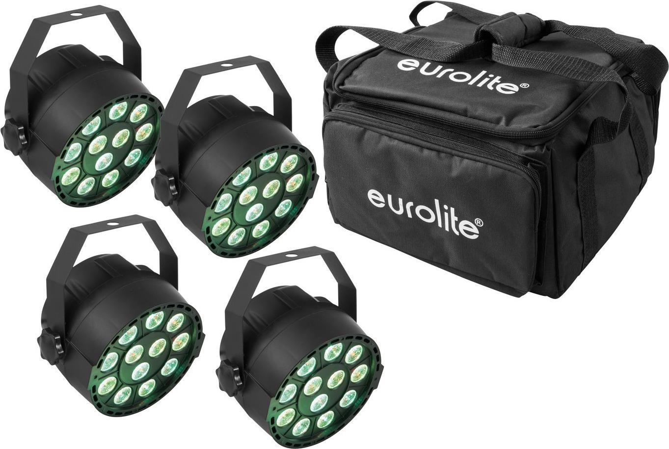 EUROLITE Set 4x LED PARty TCL Spot + Soft-Bag (20000540)