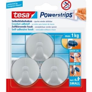 TESA 57578-00000 - Universal hook - Chrom - Kunststoff - Sichtverpackung (57578-00-03)