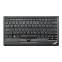 Lenovo ThinkPad Compact Bluetooth Keyboard with TrackPoint - Tastatur - Bluetooth - USA/Europäisch - für B490, M490, ThinkCentre Edge 92, ThinkPad Edge E53X, ThinkPad Helix, ThinkPad Tablet 2 (0B47188)