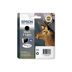 Epson T1301 - 25,4 ml - Größe XL - Schwarz - Original - Blister mit RF- / aktustischem Alarmsignal - Tintenpatrone - für Stylus Office BX535, BX630, BX635, BX935, WorkForce WF-3520, 3530, 3540, 7015, 7515, 7525 (C13T13014022)
