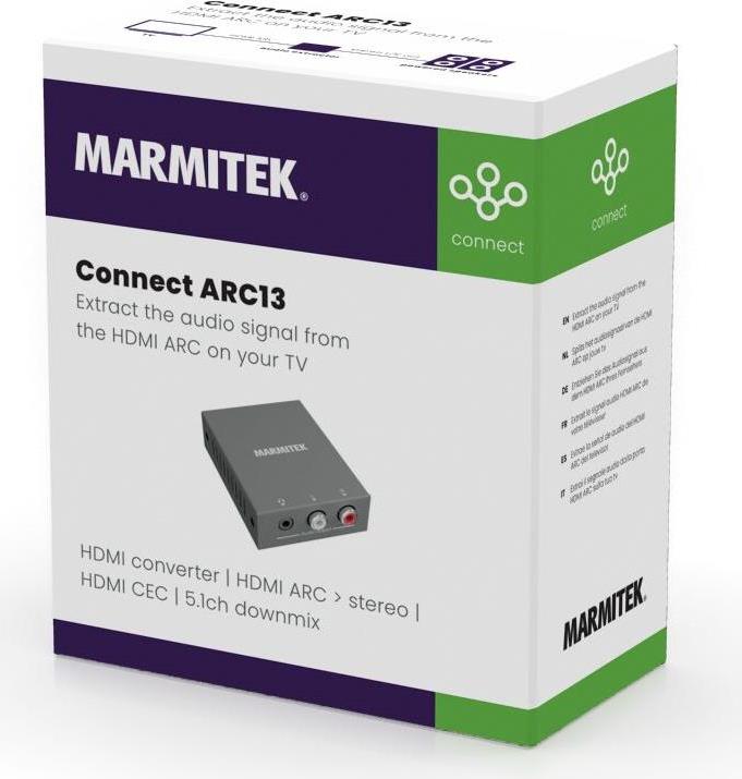 Maritek Connect ARC13 - 5 V - 55 mm - 70 mm - 20 mm - 80 G - HDMI - RCA - Tipo USB -a su micro -USB di tipo B (25008431)