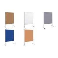 HEBEL Moderationstafel Standard (B)1.200 x (H)1.500 mm Oberfläche: Filz blau (63634-82)