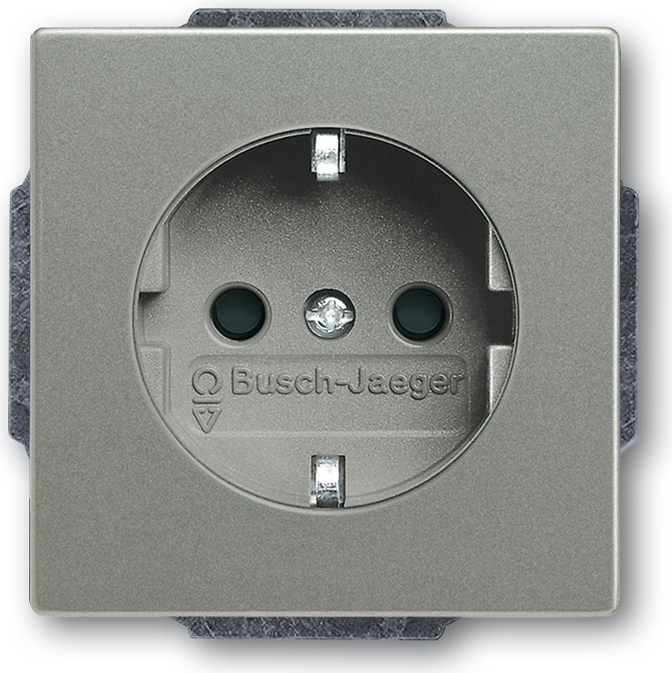 Busch Jaeger 20 EUCKS-803 Steckdose CEE 7/3 Grau (2013-0-5297)