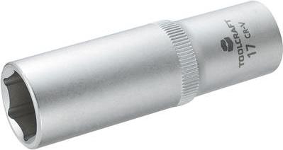 TOOLCRAFT Steckschlüssel-Einsatz 12,5 mm (1/2) 816182 Schlüsselweite 17 mm Länge 77 mm (816182)