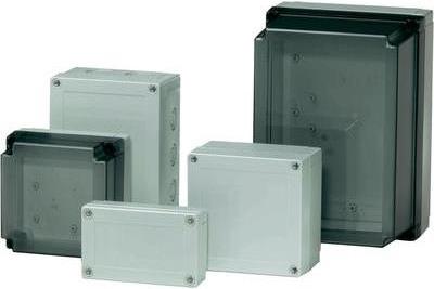 Fibox Universal-Gehäuse 180 x 180 x 150 Polycarbonat Licht-Grau (RAL 7035) MNX PCM 175/150 T 1 St. (6016923)