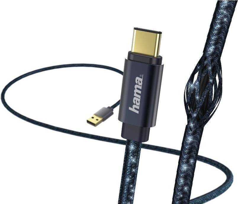 Hama 00183206 USB Kabel 1,5 m USB A USB C Männlich Blau (00183206)