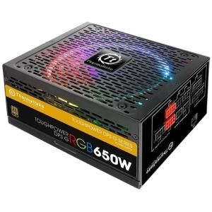 Thermaltake Toughpower DPS G RGB 650W - Stromversorgung (intern) - ATX12V 2,31 - EPS12V 2,92 - 80 PLUS Gold - Wechselstrom 100-240 V - 650 Watt - aktive PFC - Europa - Schwarz (PS-TPG-0650DPCGEU-R)