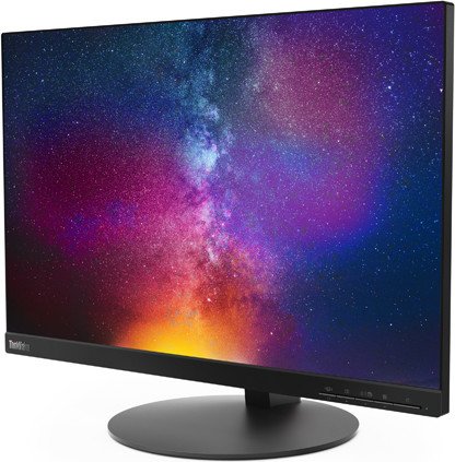Lenovo ThinkVision T23d - LED-Monitor - 57.15 cm (22.5) (22.5 sichtbar) - 1920 x 1200 WUXGA - IPS - 250 cd/m² - 1000:1 - 6 ms - HDMI, VGA, DisplayPort - Schwarz