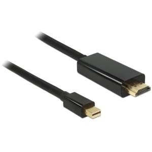 DeLOCK 83699 cavo e adattatore video 2 m Mini DisplayPort HDMI Nero (Delock High Speed HDMI - adapterkabel)