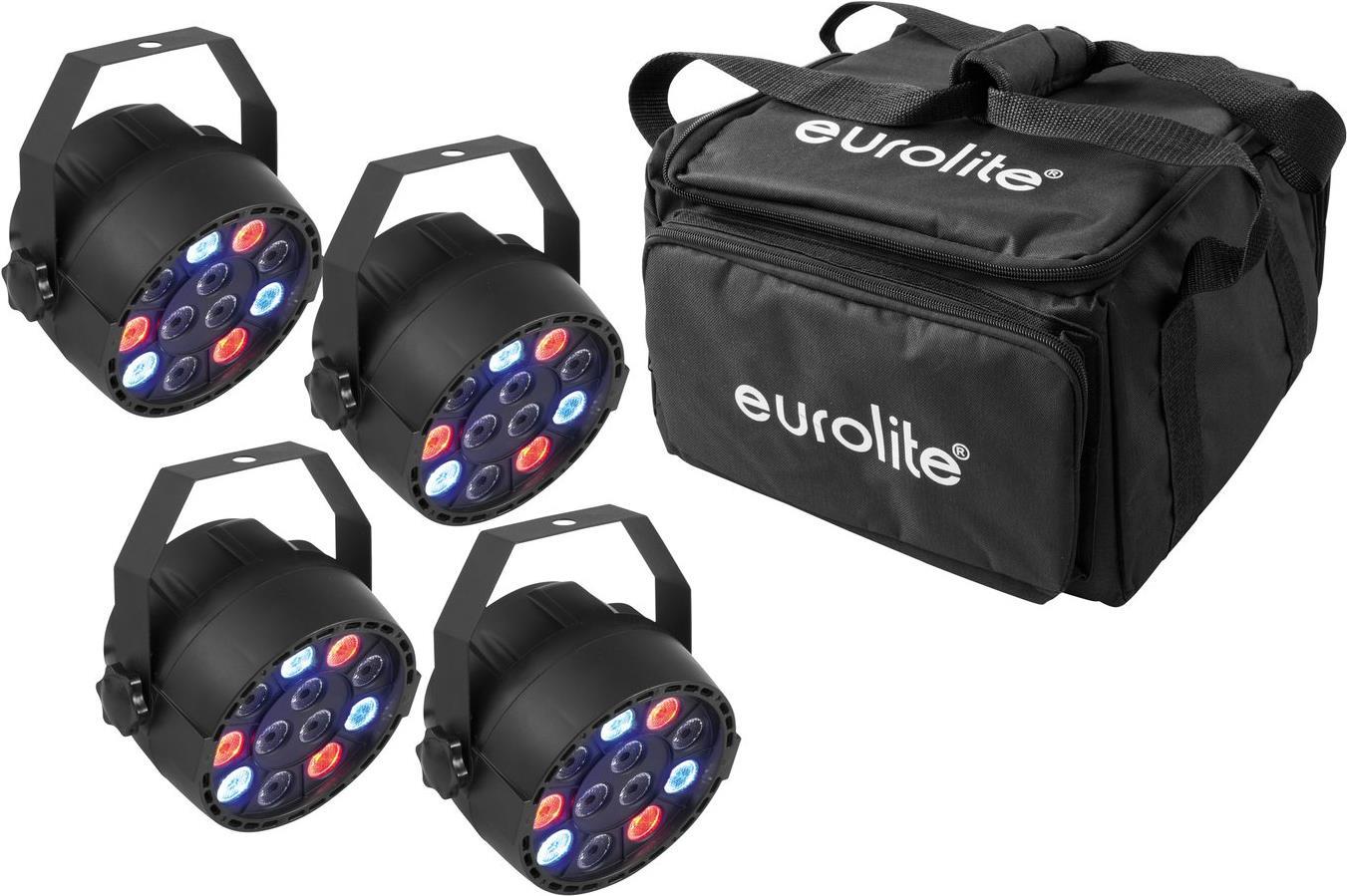 EUROLITE Set 4x LED PARty Spot + Soft-Bag (20000539)