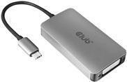 Club 3D - Videoschnittstellen-Converter - DVI / USB - USB-C (M) bis DVI-I (W) - 4K Unterstützung (B-Ware)
