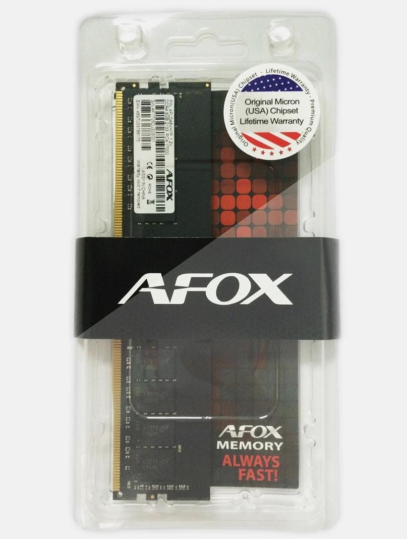 AFOX DDR4 8GB 3200MHZ MICRON CHIP CL16 XMP2 (AFLD48PH1C)