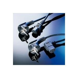 ROLINE 19.08.1118 cavo di alimentazione Nero 1,8 m CEE7/7 Accoppiatore C13 (ROLINE Power Cable CEE7/7 to C13. Black. 1.8m)