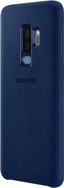 Samsung Alcantara Cover EF-XG965 - Hintere Abdeckung für Mobiltelefon - Alcantara - Blau - für Galaxy S9+ (EF-XG965ALEGWW)
