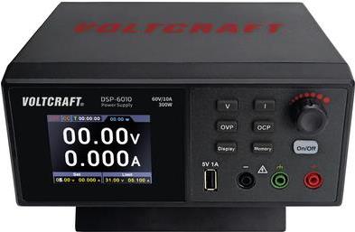 VOLTCRAFT DSP-6010 Labornetzgerät, einstellbar 0 - 60 V 0 - 10 A 300 W USB Slave-Funktion Anzahl Ausgänge 1 x (VC-12230435)