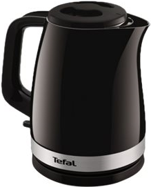 Tefal Delfini+ KO150F - Wasserkocher - 1.5 Liter - 2400 W - Black/Stainless Steel (KO150F)