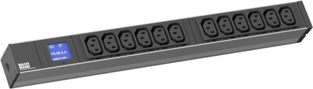 PDU 48,30cm (19) 1HE BN500 12 x C13 mit Leistungsmessung (Display) (691790.2)
