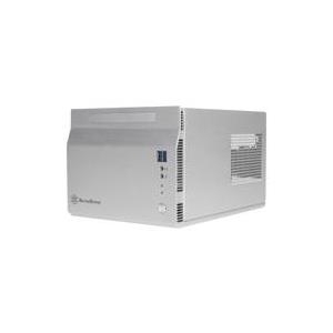 SilverStone SUGO SG06-Lite - Ultra Small Form Factor - Mini-ITX - ohne Netzteil (SFX12V) - Silber - USB/Audio (G410SG06S0LT020)