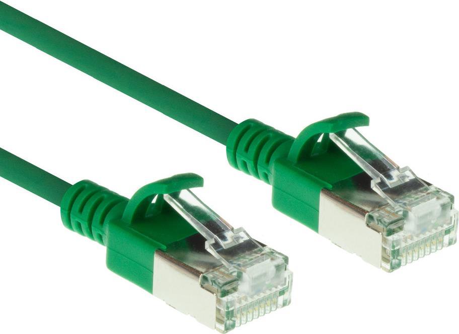 ACT DC7730 cavo di rete Verde 015 m Cat6a U/FTP (STP)