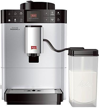 Melitta Caffeo Passione OT - Freistehend - Kaffeebohnen - Vollautomatisch - Americano - Cafe crema - Cappuccino - Espresso - Latte macchiato - Lungo - Ristretto - Silber - Knöpfe (F53/1-101)